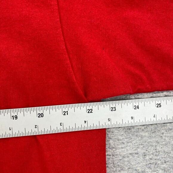 Vtg Disney Mickey Umlimited TShirt Unisex Large Red Jerry Leigh Cropped Crew - Picture 8 of 11